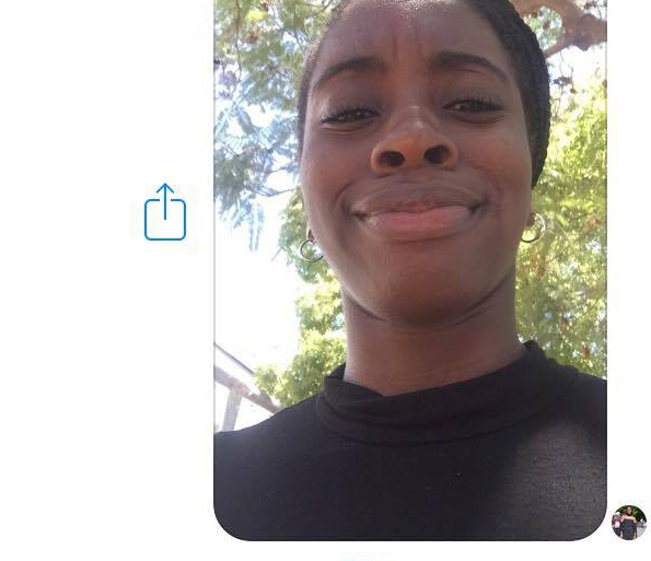Picture sent in Facebook messenger